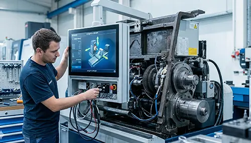 Retrofit completo e atualização de máquinas CNC